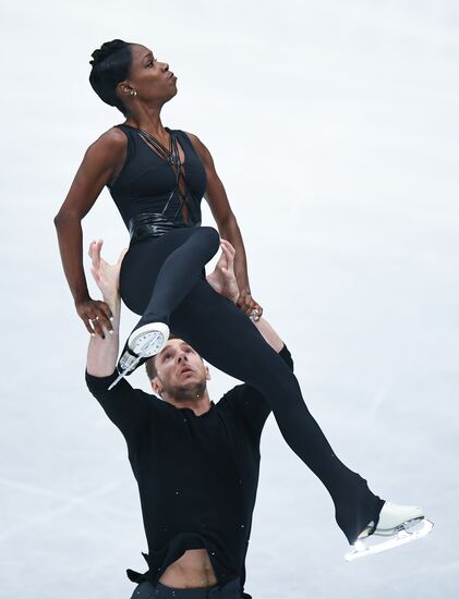 Figure skating. World Championships. Pairs. Free skating