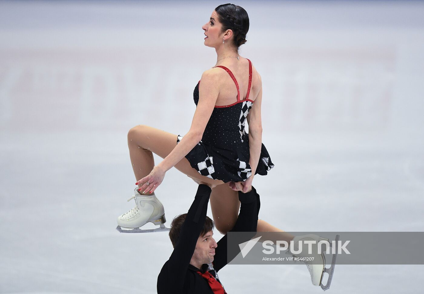 Figure skating. World Championships. Pairs. Free skating