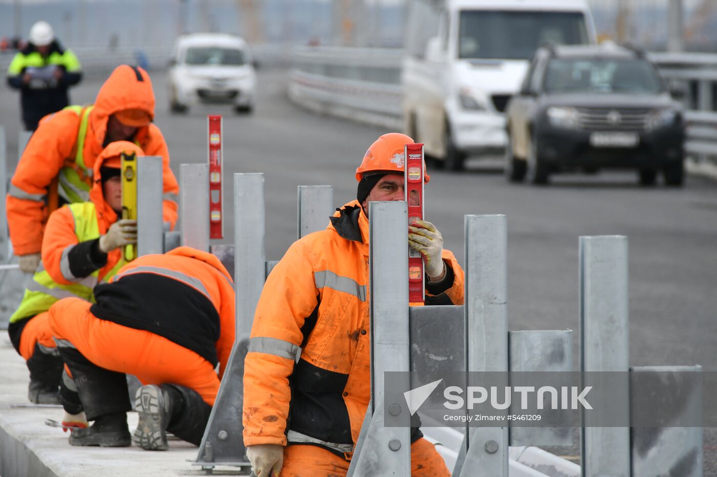 Crimean Bridge under construction