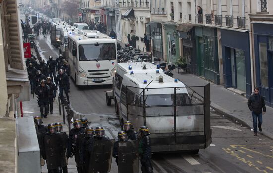 General strike of public employees in France