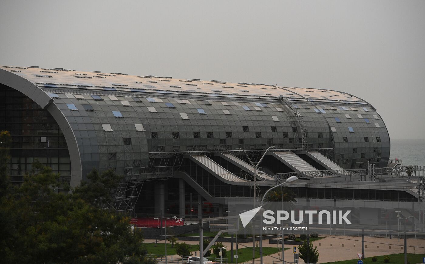 Aftermath of African sandstorm in southern Russia