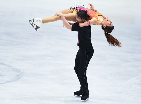 ISU Figure Skating Championships. Ice dance short program