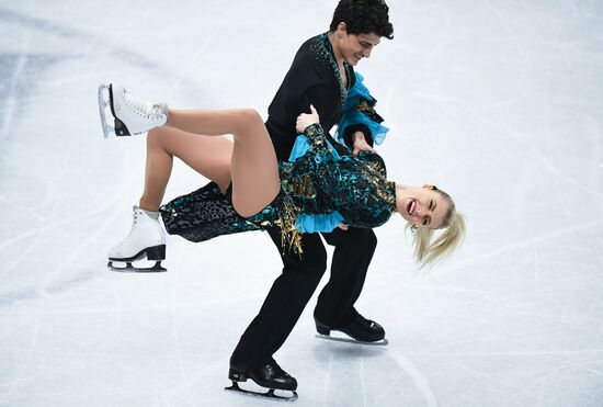 ISU Figure Skating Championships. Ice dance short program