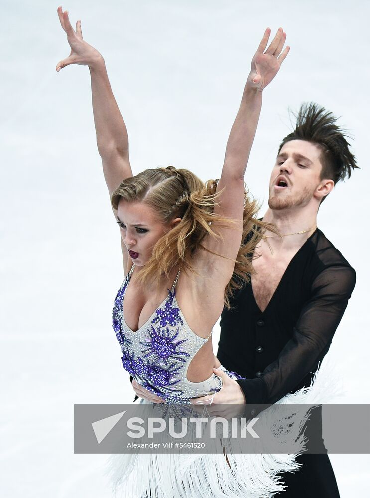 ISU Figure Skating Championships. Ice dance short program