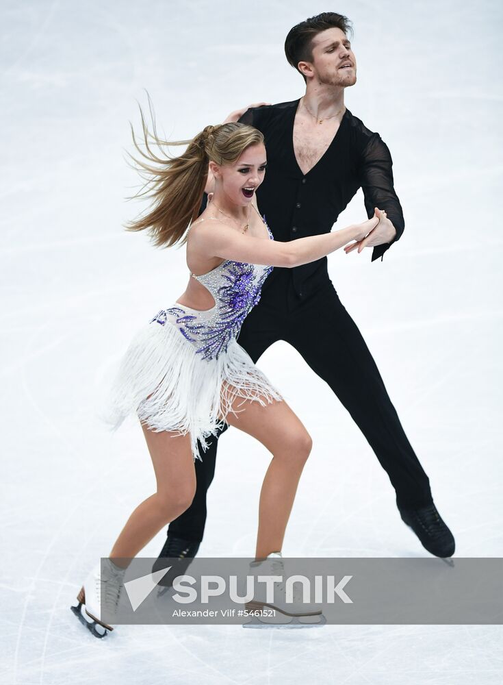 ISU Figure Skating Championships. Ice dance short program