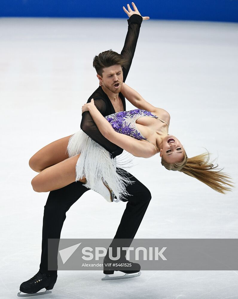 ISU Figure Skating Championships. Ice dance short program