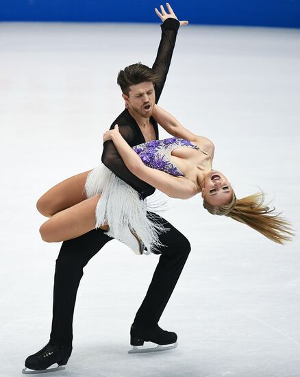 ISU Figure Skating Championships. Ice dance short program