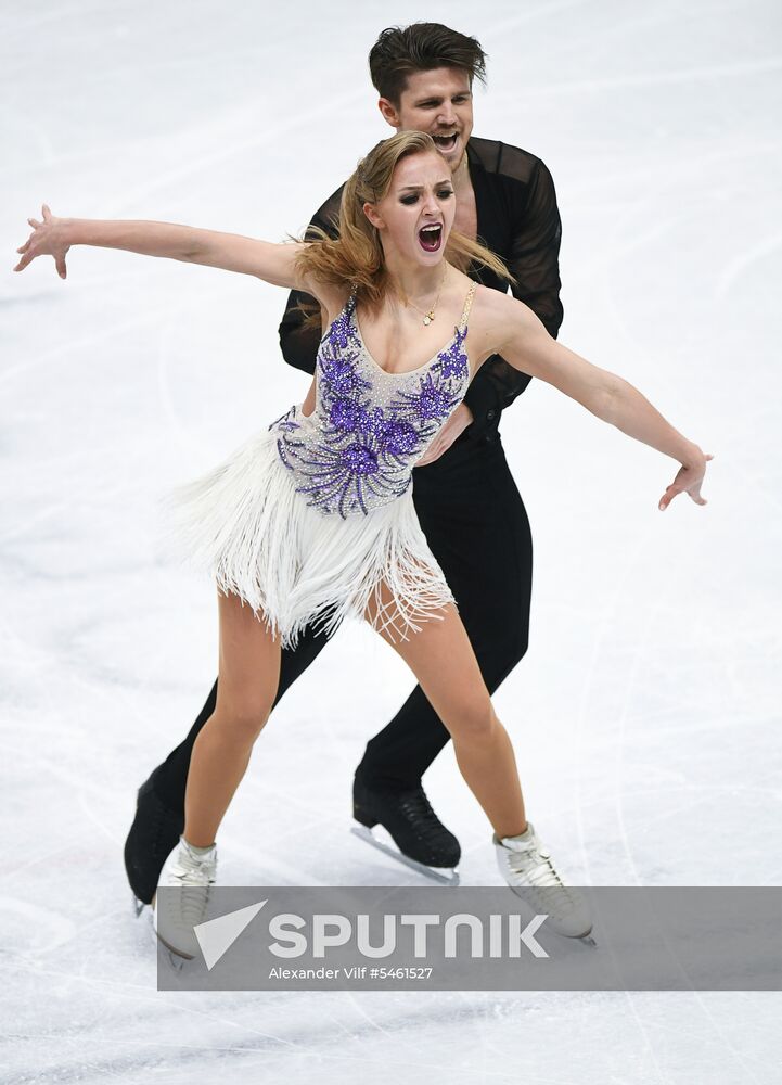 ISU Figure Skating Championships. Ice dance short program