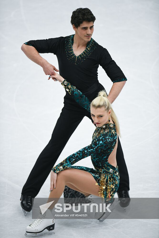ISU Figure Skating Championships. Ice dance short program
