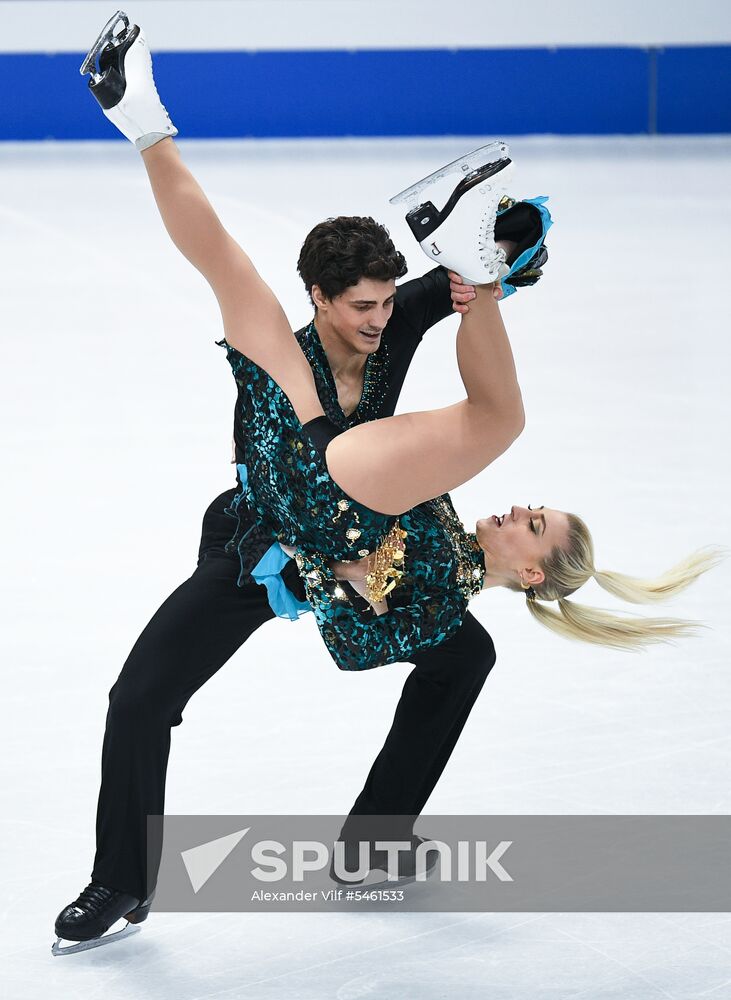 ISU Figure Skating Championships. Ice dance short program