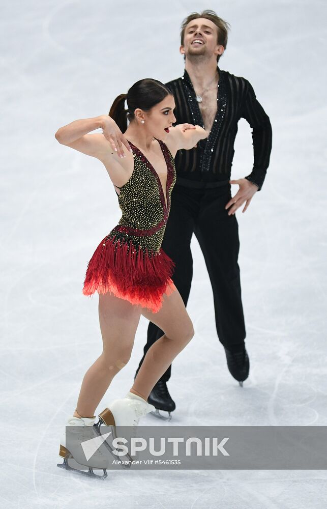 ISU Figure Skating Championships. Ice dance short program