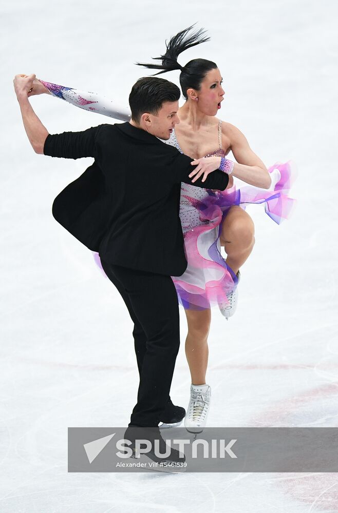 ISU Figure Skating Championships. Ice dance short program
