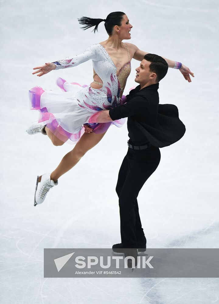 ISU Figure Skating Championships. Ice dance short program
