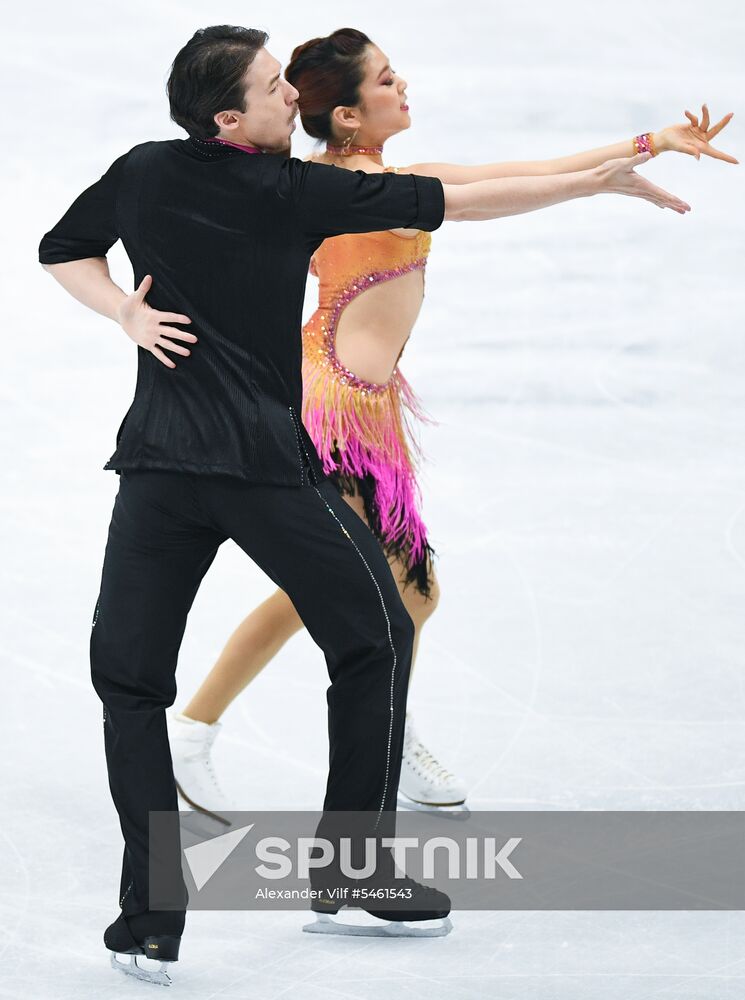 ISU Figure Skating Championships. Ice dance short program