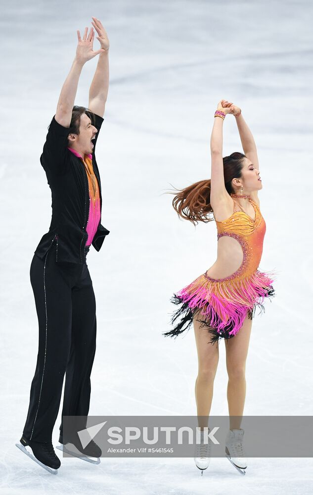 ISU Figure Skating Championships. Ice dance short program