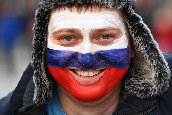 Football. Friendly match. Russia vs. Brazil