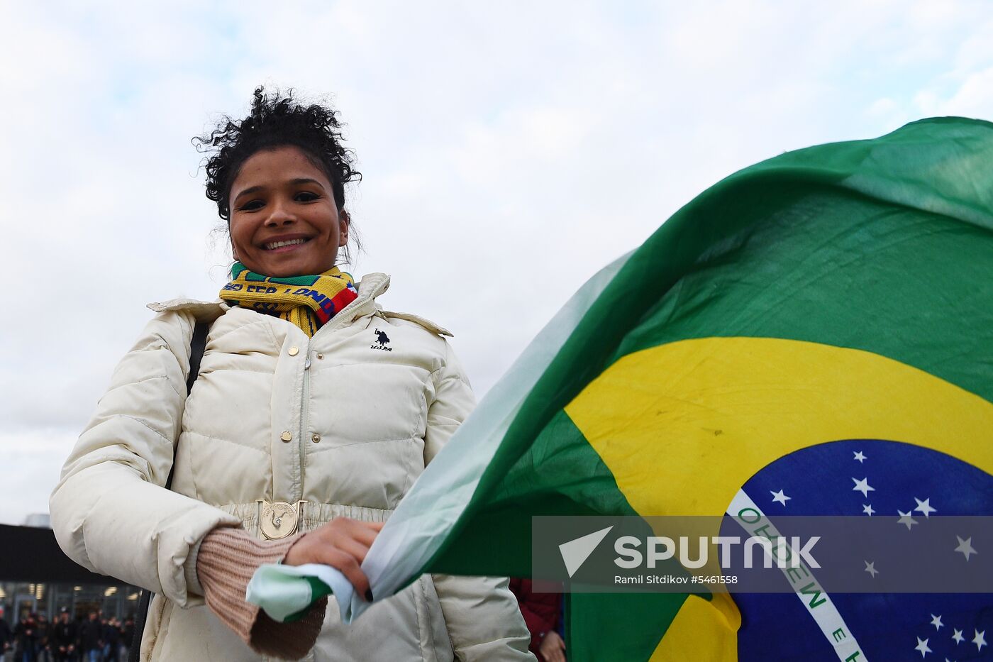 Football. Friendly match. Russia vs. Brazil