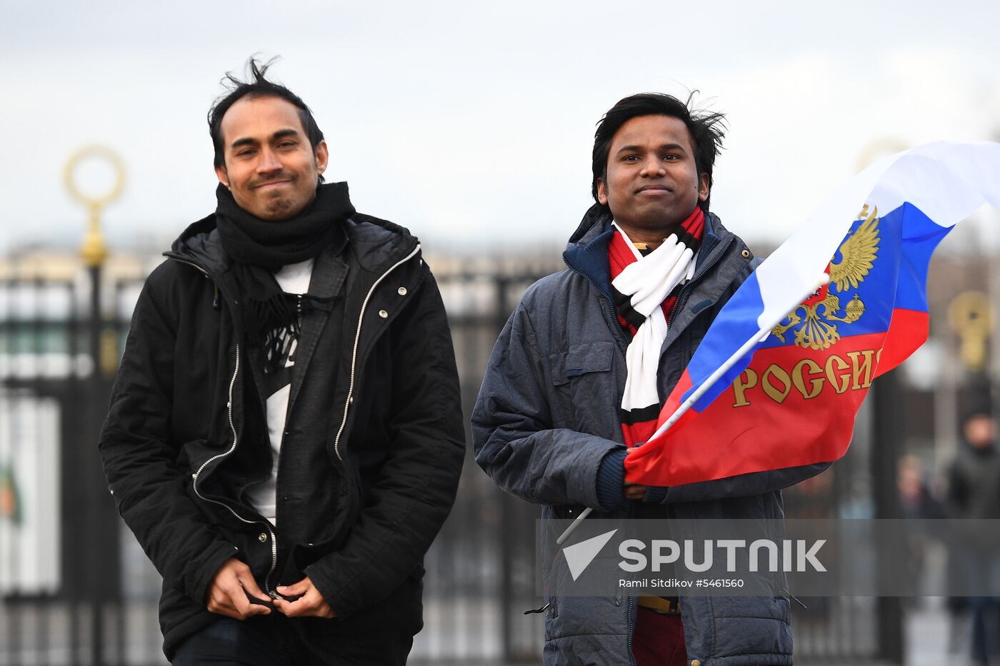 Football. Friendly match. Russia vs. Brazil