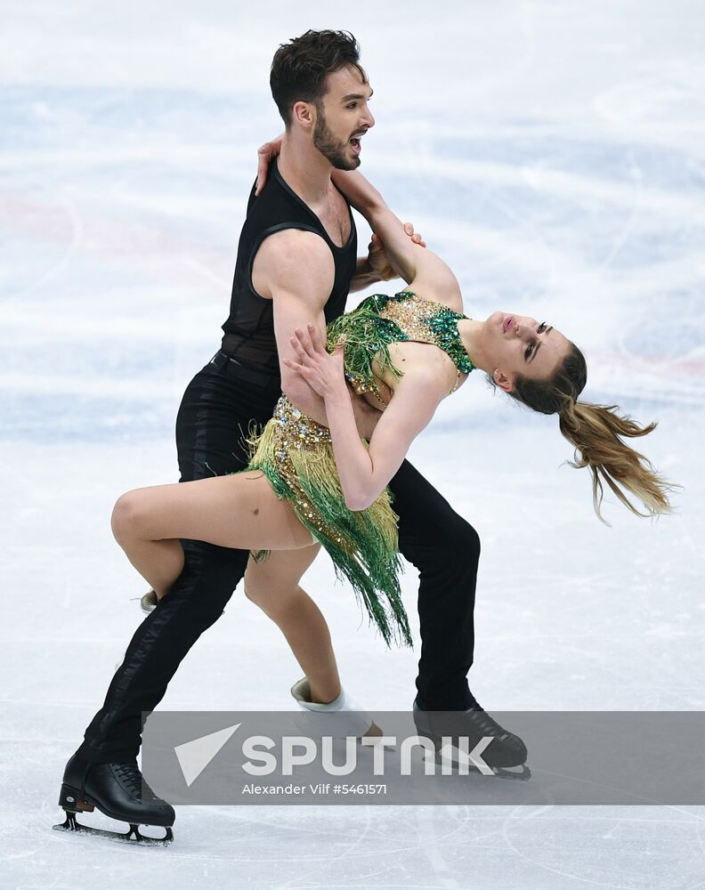 ISU Figure Skating Championships. Ice dance short program