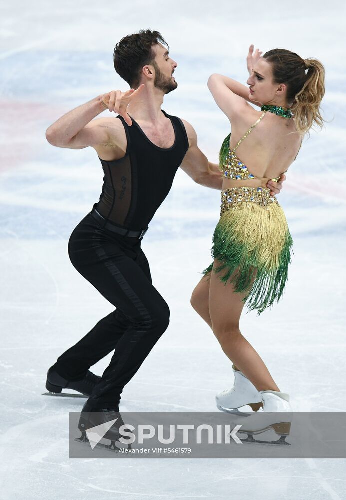 ISU Figure Skating Championships. Ice dance short program
