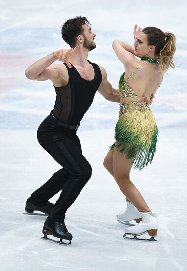 ISU Figure Skating Championships. Ice dance short program
