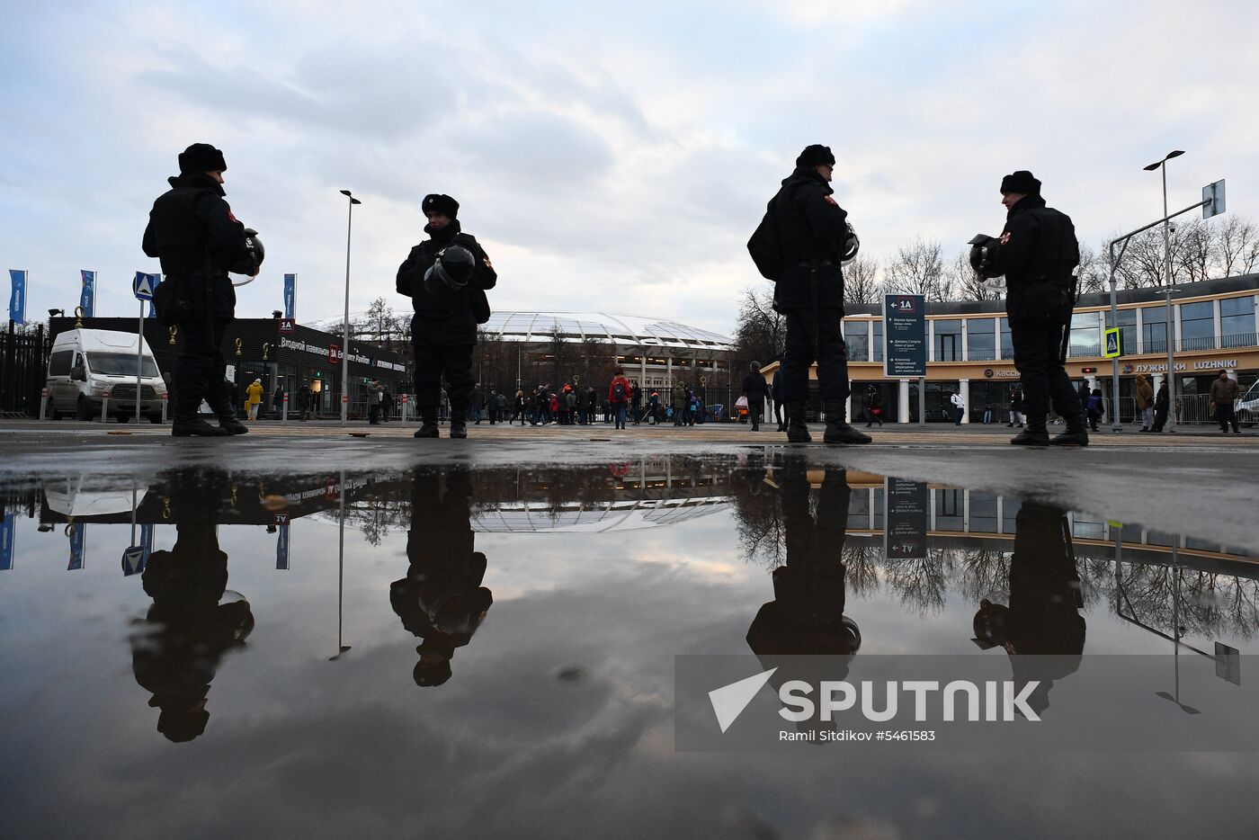 Football. Friendly match. Russia vs. Brazil