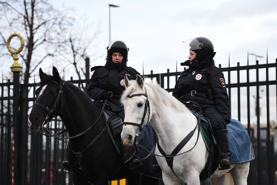 Football. Friendly match. Russia vs. Brazil