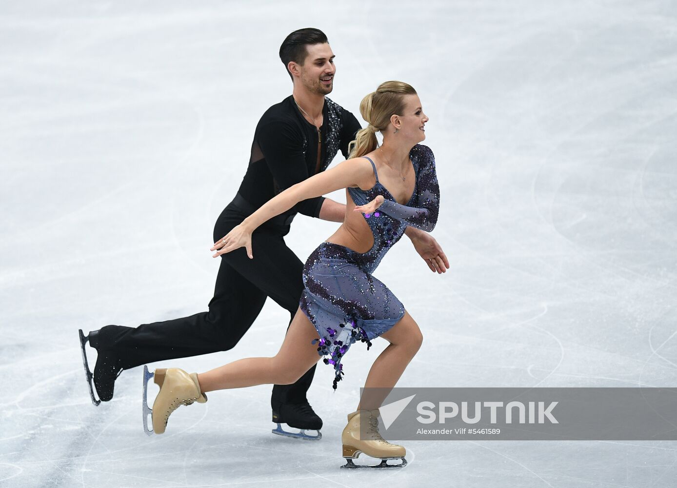 ISU Figure Skating Championships. Ice dance short program