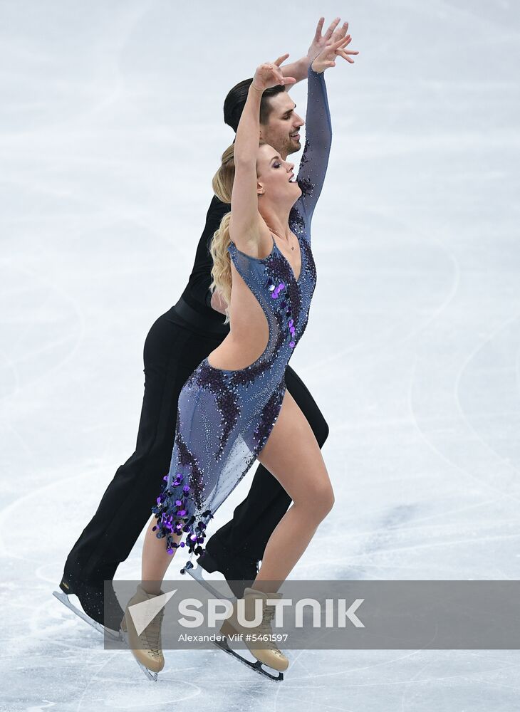 ISU Figure Skating Championships. Ice dance short program