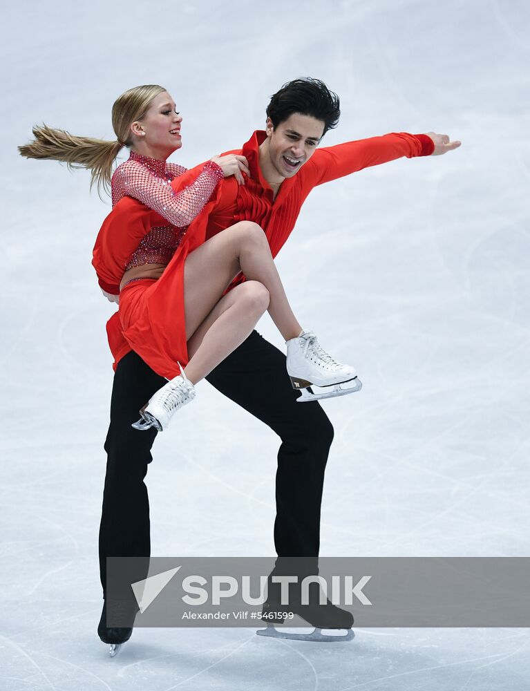 ISU Figure Skating Championships. Ice dance short program