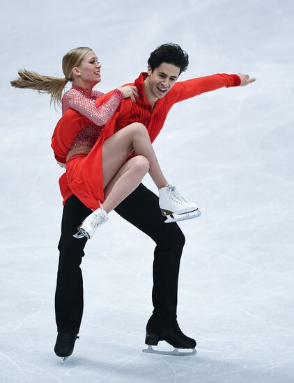 ISU Figure Skating Championships. Ice dance short program