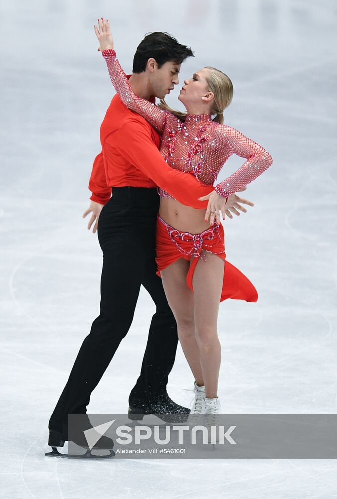 ISU Figure Skating Championships. Ice dance short program