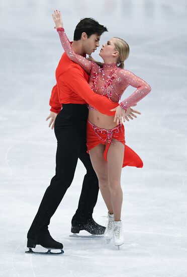 ISU Figure Skating Championships. Ice dance short program