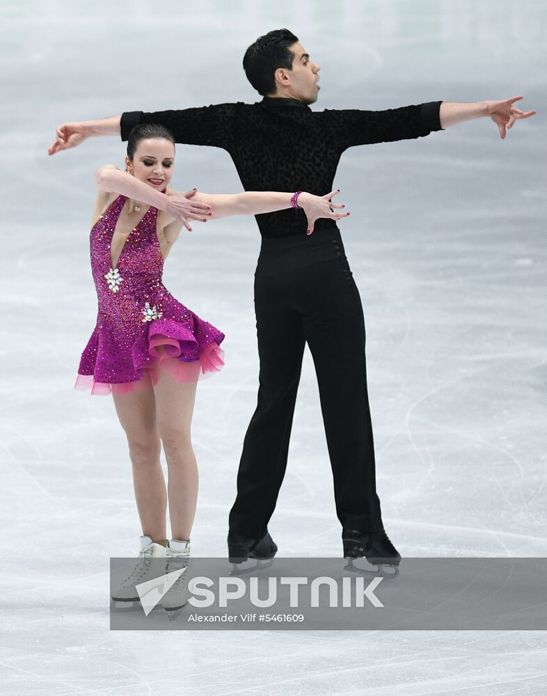 ISU Figure Skating Championships. Ice dance short program