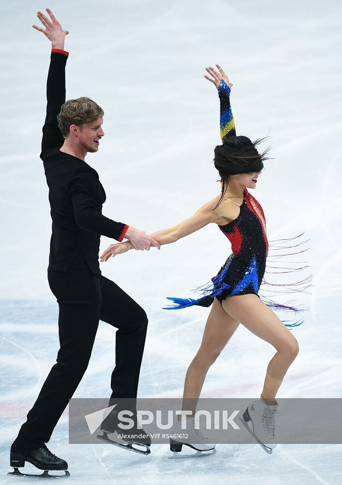 ISU Figure Skating Championships. Ice dance short program