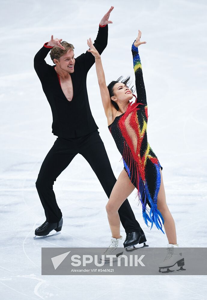 ISU Figure Skating Championships. Ice dance short program
