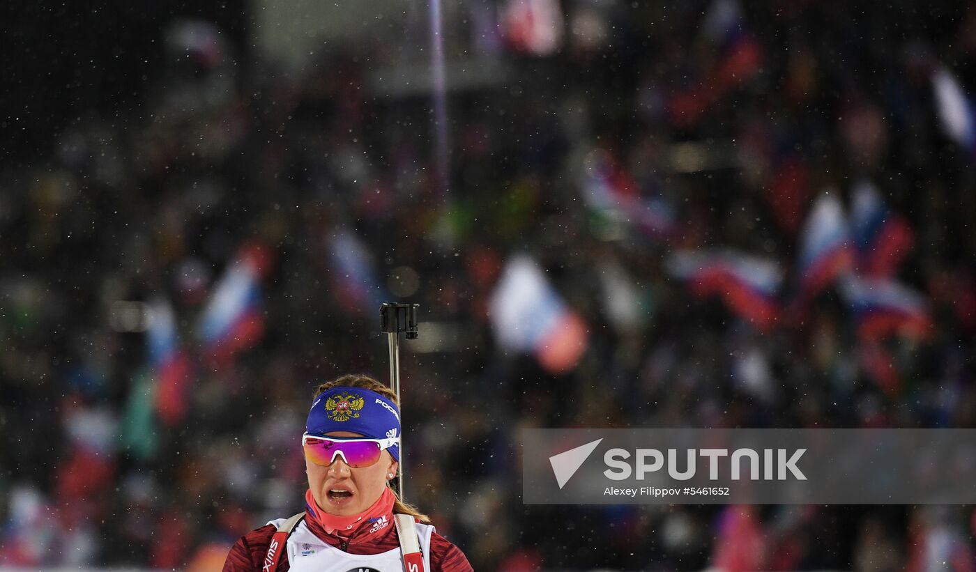 IBU World Cup 9. Biathlon. Women's sprint