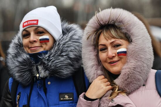 Football. Friendly match. Russia vs. Brazil