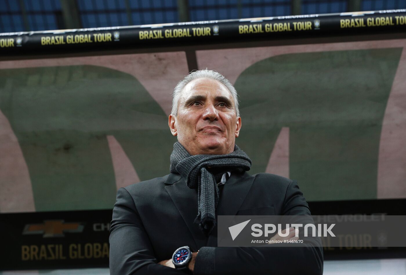 Football. Friendly match. Russia vs. Brazil