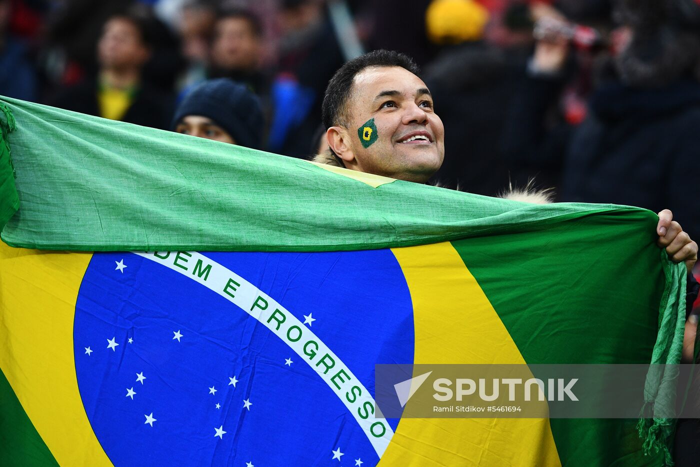 Football. Friendly match. Russia vs. Brazil
