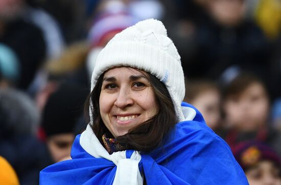 Football. Friendly match. Russia vs. Brazil