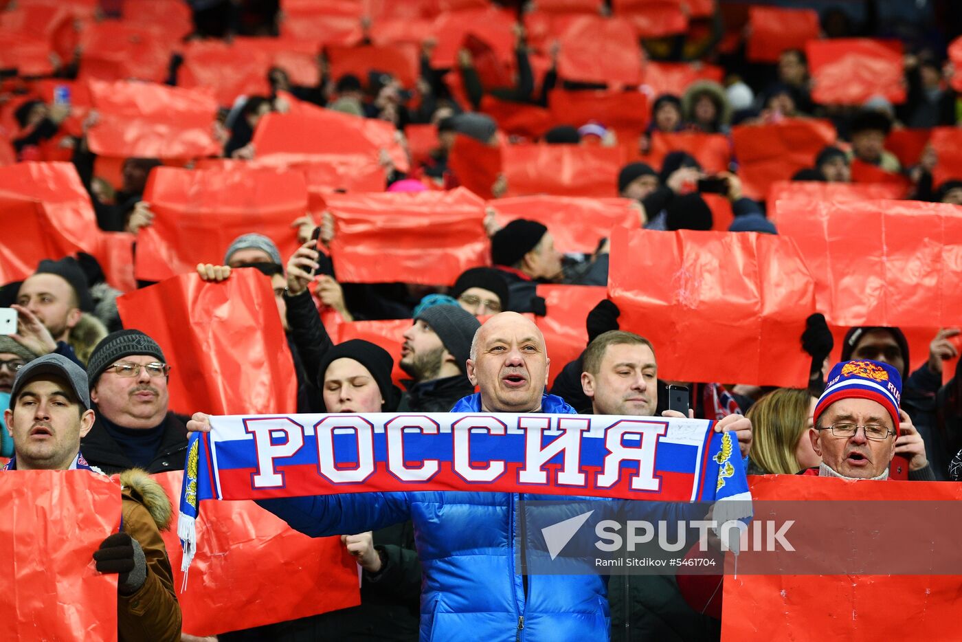 Football. Friendly match. Russia vs. Brazil