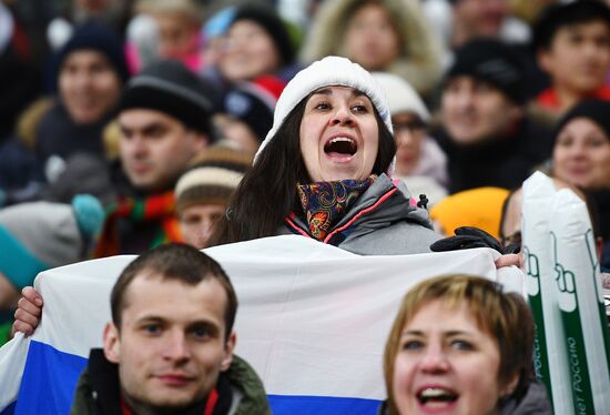 Football. Friendly match. Russia vs. Brazil