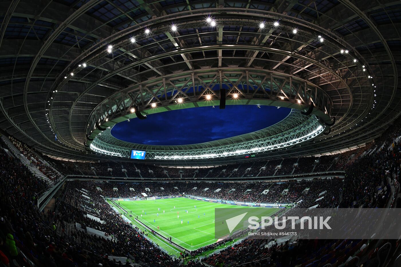 Football. Friendly match. Russia vs. Brazil