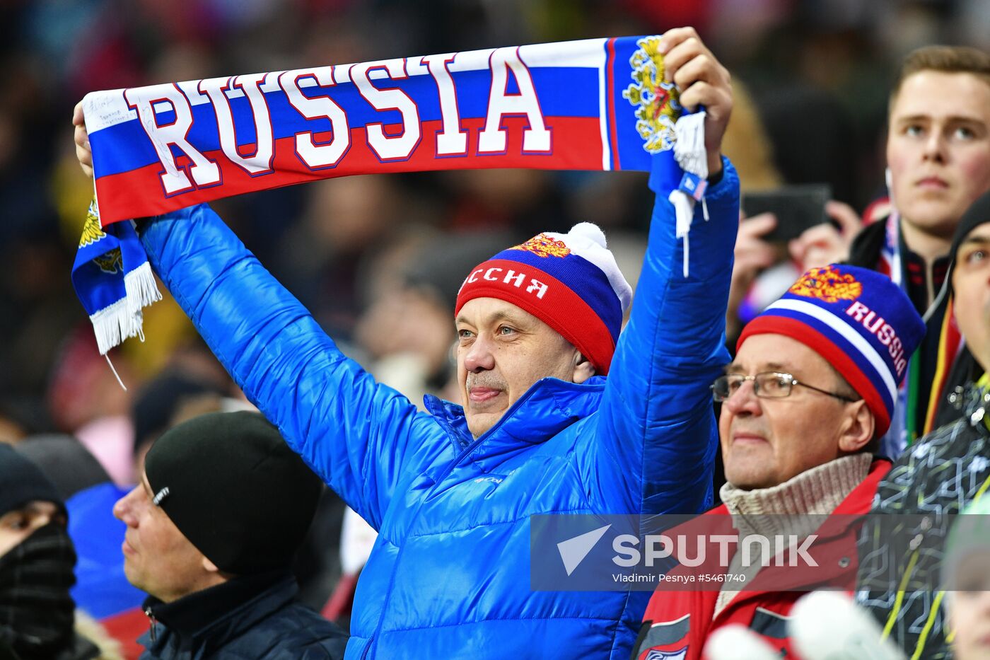 Football. Friendly match. Russia vs. Brazil