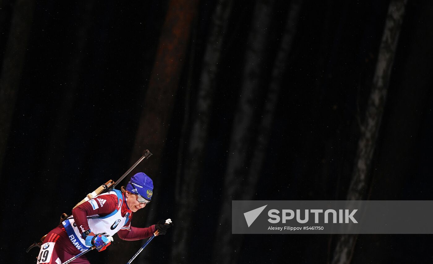 IBU World Cup 9. Biathlon. Women's sprint
