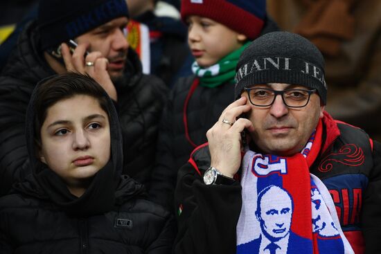 Football. Friendly match. Russia vs. Brazil