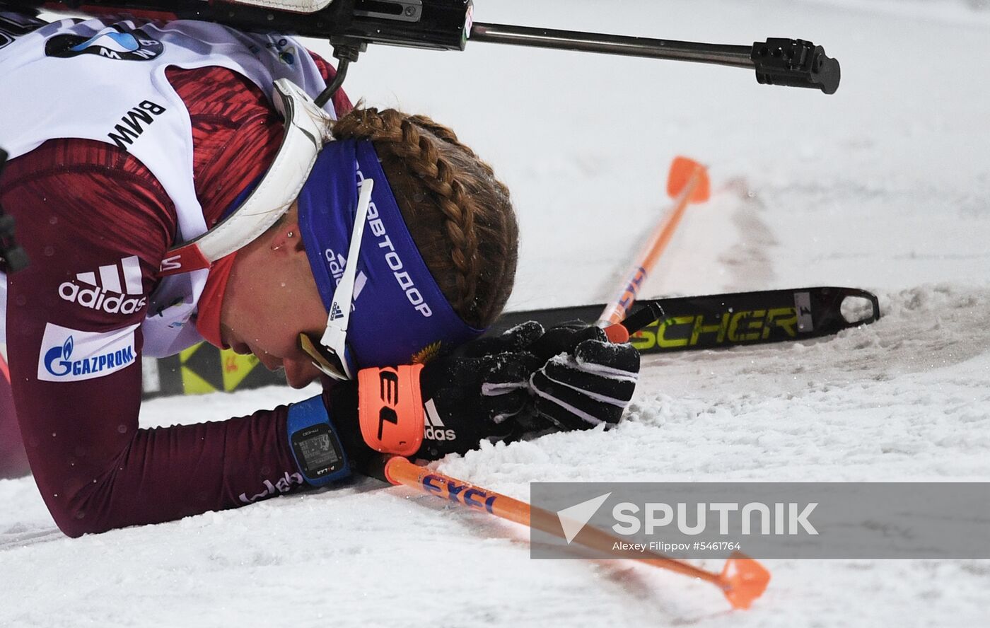 IBU World Cup 9. Biathlon. Women's sprint