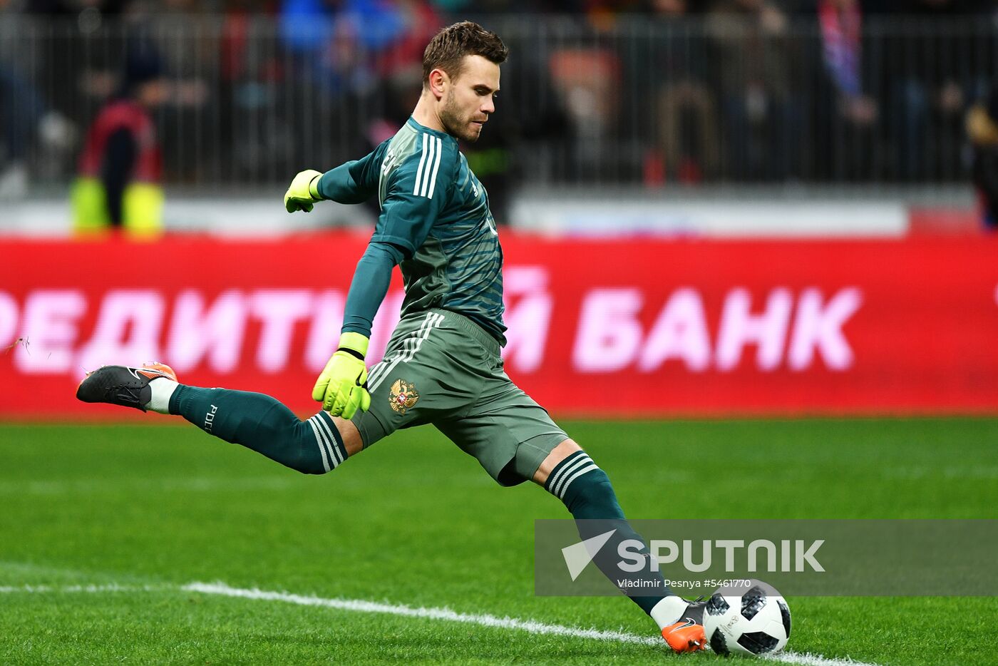Football. Friendly match. Russia vs. Brazil
