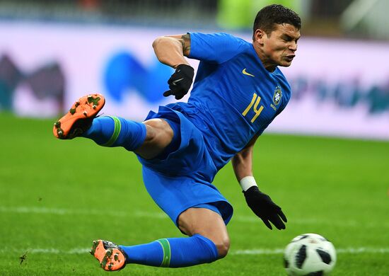 Football. Friendly match. Russia vs. Brazil